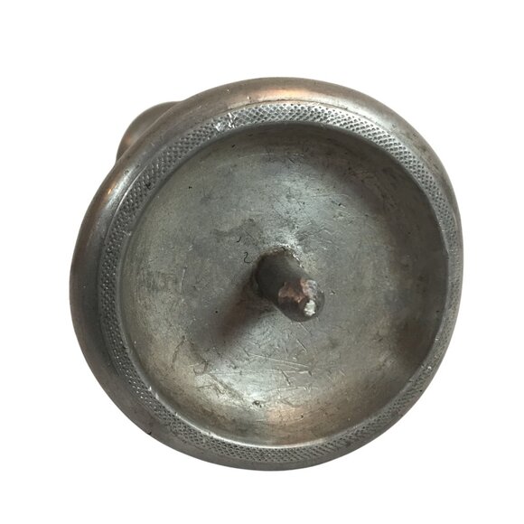 Vintage Pewter Candle Stick Holder 21" Tall - Picture 3 of 7